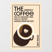 バリスタコーヒーショップ ウィンドウサイン (シート)
