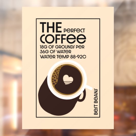 バリスタコーヒーショップ ウィンドウサイン (シート2)