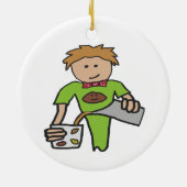 バリスタコーヒーショップ セラミックオーナメント (裏面)