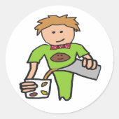 バリスタコーヒーショップ ラウンドシール (正面)