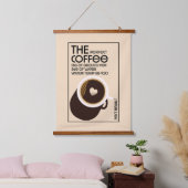 バリスタコーヒーショップ 吊り下げ型タペストリー (寝室)