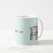 バリスタコーヒーメイキングおもしろい医師 コーヒーマグカップ (正面右)