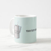 バリスタコーヒーメイキングおもしろい医師 コーヒーマグカップ (正面左)