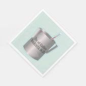 バリスタコーヒーメイキングおもしろい医師 スタンダードランチョンナプキン (角)