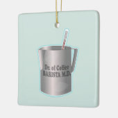 バリスタコーヒーメイキングおもしろい医師 セラミックオーナメント (左)