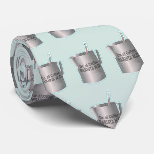 バリスタコーヒーメイキングおもしろい医師 ネクタイ