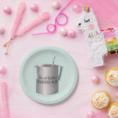 バリスタコーヒーメイキングおもしろい医師 ペーパープレート (パーティー)