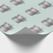 バリスタコーヒーメイキングおもしろい医師 ラッピングペーパー (角)