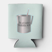 バリスタコーヒーメイキングおもしろい医師 缶クーラー (正面)