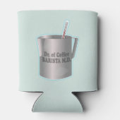 バリスタコーヒーメイキングおもしろい医師 缶クーラー (裏面)