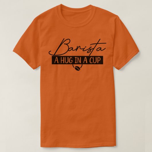 バリスタコーヒー12 Tシャツ (デザイン正面)