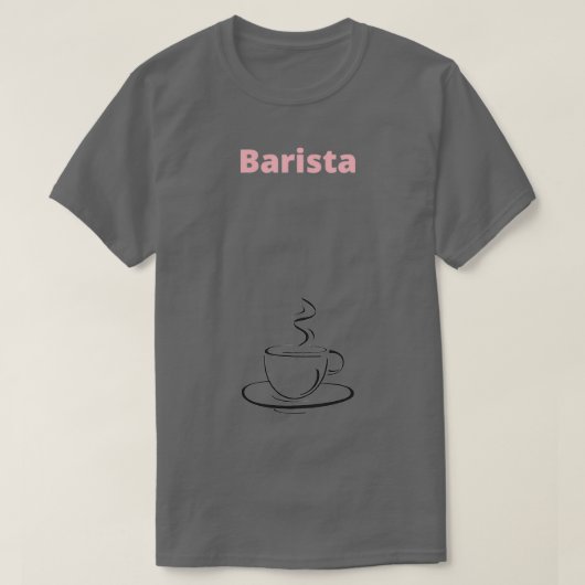 バリスタコーヒー1 Tシャツ (デザイン正面)