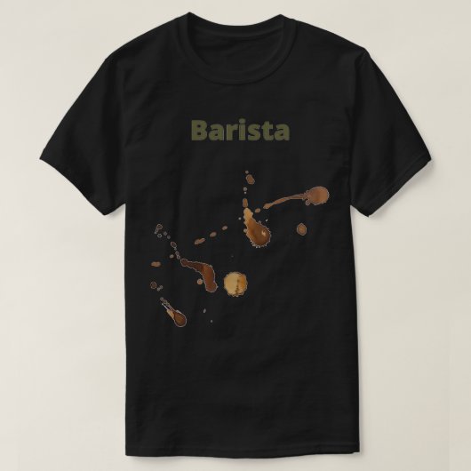バリスタコーヒー24 Tシャツ (デザイン正面)