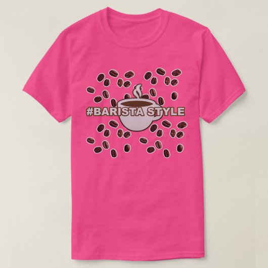 バリスタスタイル3 Tシャツ (デザイン正面)