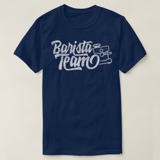 バリスタチーム Tシャツ (デザイン正面)