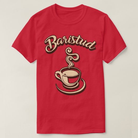 バリスタッドバリスタカフェ2 Tシャツ (デザイン正面)