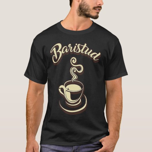 バリスタッドバリスタカフェ Tシャツ (正面)