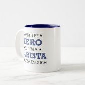 バリスタヒーローユーモアノベルティ ツートーンマグカップ (正面左)