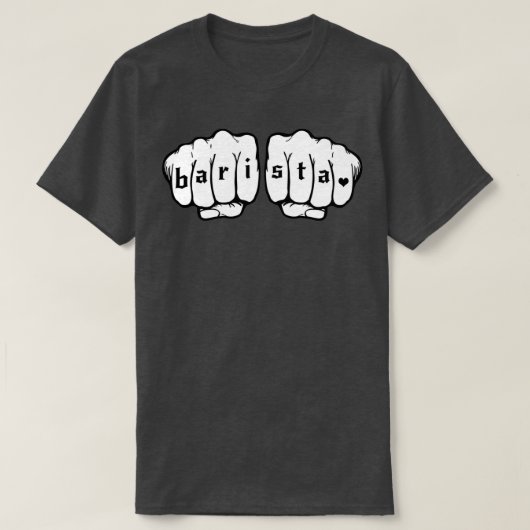 バリスタフィスト11 Tシャツ (デザイン正面)