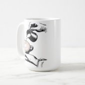 バリスタメイキングラテ コーヒーマグカップ (正面左)