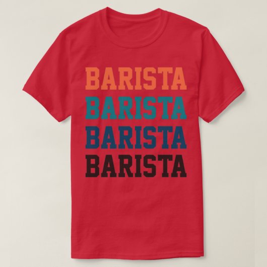 バリスタヴィンテージ Tシャツ (デザイン正面)