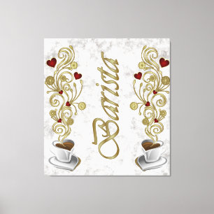 バリスタ3パネル キャンバスプリント