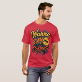 バリスタ コーヒー好きな友達に贈るコーヒーギフト Tシャツ (正面フル)