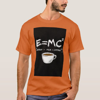 バリスタE MC2エネガーミルクコーヒーおもしろい Tシャツ