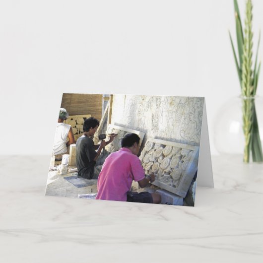 バリストーンカッター空白の カード (正面)