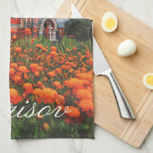 バリソフバリゾーベラルーシ教会建築 キッチンタオル (四つ折り)