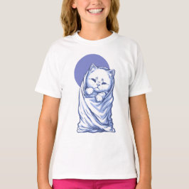 バリトブランケットブルーキッテンキッズ Tシャツ