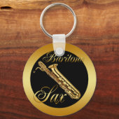 バリトンサックス キーホルダー (正面)