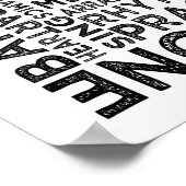 バリトンタイポグラフィ ポスター (角)