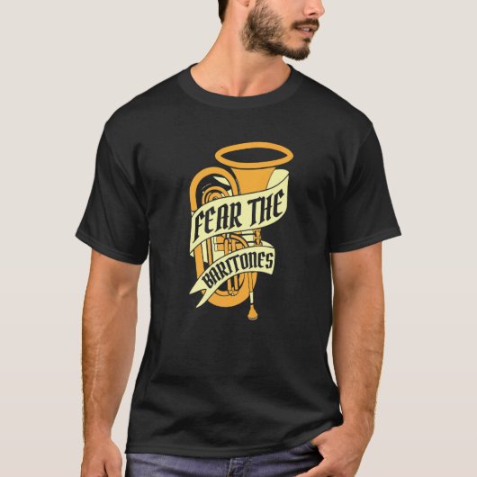バリトンバスユーフォニウム1 Tシャツ (正面)