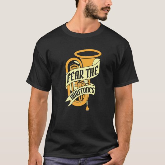 バリトンバスユーフォニウム1 Tシャツ (正面)