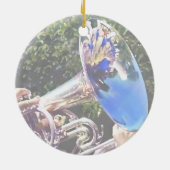 バリトンホーンの反射 セラミックオーナメント (裏面)