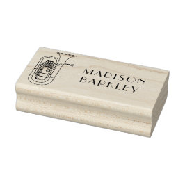 バリトンミュージシャンバンド先生ゴムスタンプ ラバースタンプ