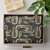 バリトンミュージシャンバンド先生ティッシュペーパー 薄葉紙 (ギフト)