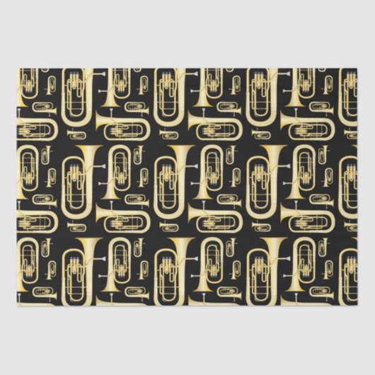 バリトンミュージシャンバンド先生ティッシュペーパー 薄葉紙 (正面)