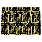 バリトンミュージシャンバンド先生ラージ抱き枕 ラージペーパーバッグ (正面)