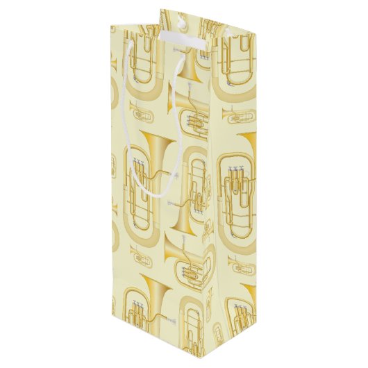 バリトンミュージシャンバンド先生ワイン抱き枕 ワインギフトバッグ (裏面アングル)