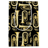 バリトンミュージシャンバンド先生 ミディアムペーパーバッグ (正面)