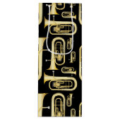 バリトンミュージシャンバンド先生 ワインギフトバッグ (正面)