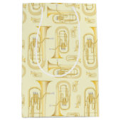 バリトンミュージシャン帯先生中抱き枕 ミディアムペーパーバッグ (正面)