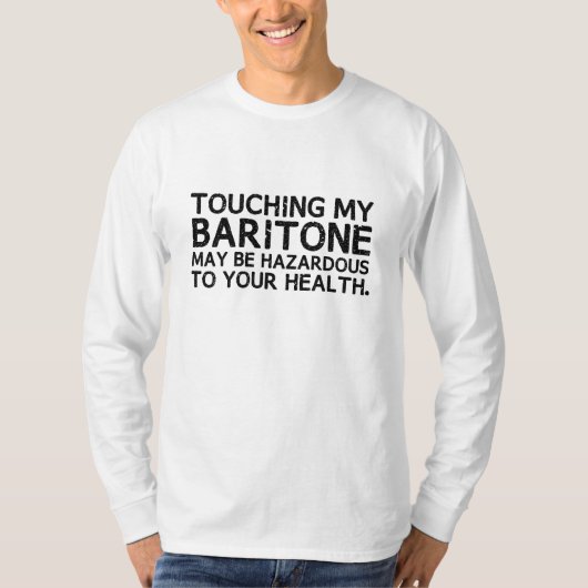 バリトン危険 Tシャツ (正面)