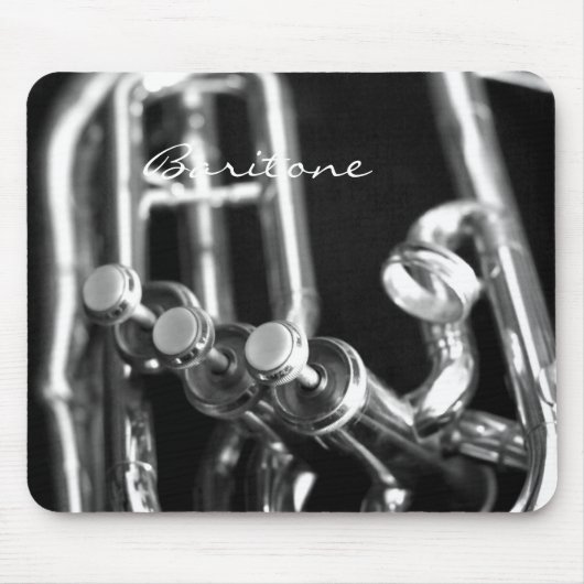 バリトン歌手 マウスパッド (正面)