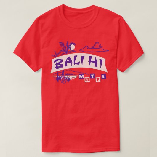 バリハイモーテル Tシャツ (デザイン正面)
