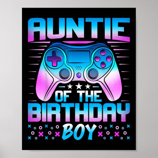 バリバリのゲーマー男子の誕生日 - ゲーム好きな男の子の誕生日に ポスター (正面)