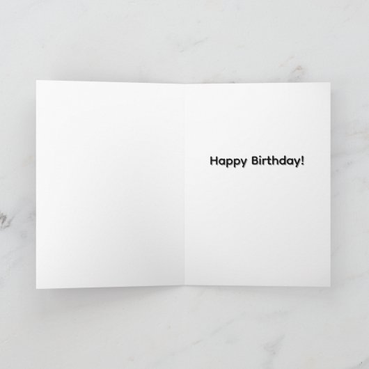 バリバリ働くビルダーの誕生日カード カード (内部)