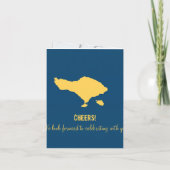 バリパスポート結婚式招待状 招待状 (裏面)